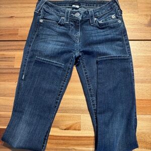 True Religion Blue Low rise Jeans